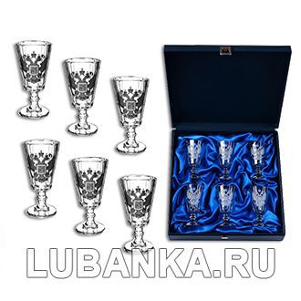 Хрустальные рюмки лафитники «Дворянский»