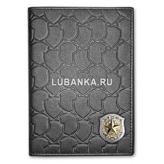 Кожаная обложка для паспорта «Погранцы»